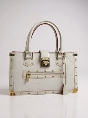 Louis Vuitton Suhali Le Fabuleux Shoulder Bag Leather Gold Hardware with receipt